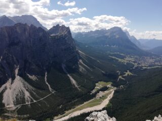 Cortina dalla cima