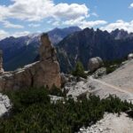 Parte alta del sentiero di discesa 