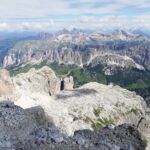 Passo Gardena dalla cima 