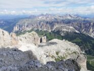 Passo Gardena dalla cima 