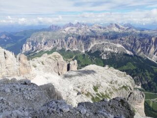 Passo Gardena dalla cima 