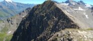 La svettante Punta Ovest dell'Ouille Tretes, merita con attenzione (placche, brecciolino) una bella visita