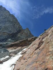 Poco sopra il bivacco Bossi