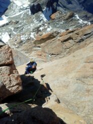 La piazzola dove rimasero bloccati Bonatti e soci