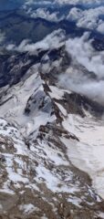 La cresta vista dalla Capanna Margherita