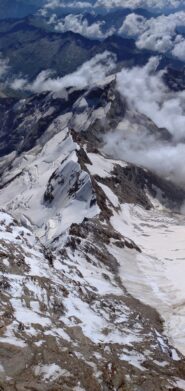 La cresta vista dalla Capanna Margherita