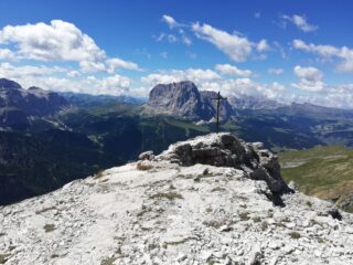 Croce di vetta e Sassolungo