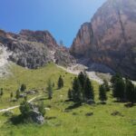 Canalone percorso dal sentiero 17b
