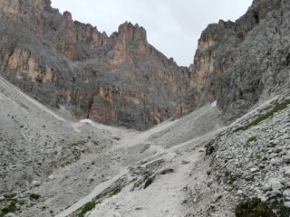 Verso il canalone per il Demetz