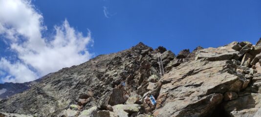 La ferrata con la famosa scala a pioli