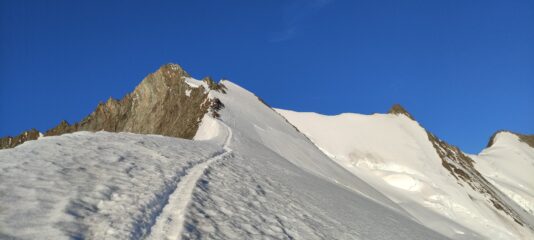 la cresta di salita