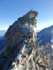 ultimo tratto facile ma esposto