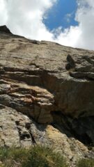 placca finale  5a seguire  spit che vanno a destra