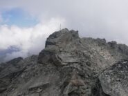 La cima più elevata vista dalla cresta 