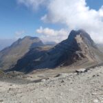 Dal Col Pontonnet in discesa sul Col Fénis 