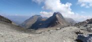 Dal Col Pontonnet in discesa sul Col Fénis 