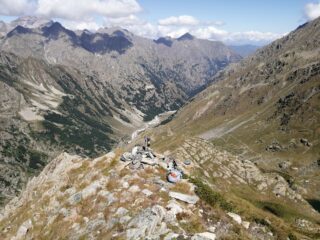 panorama dalla cima verso il Prà