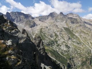 panorama sul gruppo Clapier , Maledia , Gelas