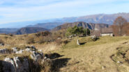 Marsinska Planina e il panorama a Nord-Ovest