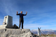 Sulla cima del Matajur