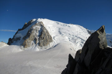 Il Tacul visto dalla terrazza del Cosmiques