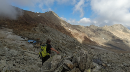Marchorn e Pizzo san Giacomo a destra visti da passo matorgn