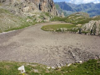 Lago Niera in secca