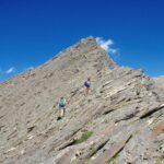 tratto finale  della cresta sud