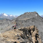 ultima cresta che punta alla cima ciclistica Point Pers Nord 3317mt