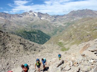 il tratto più impervio prima del Colle della Terra