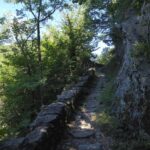 Tratto iniziale della mulattiera