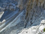 L'accesso alla vedretta dei camosci