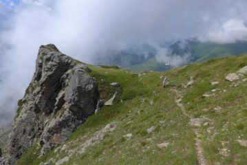Al bivio per il lago Grande