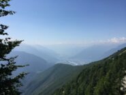 Panorama verso sud sulla piana di Domodossola