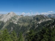 Panorama di vetta verso Nord