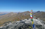 Bel colpo d'occhio sul Queyras e bandierine tibetane
