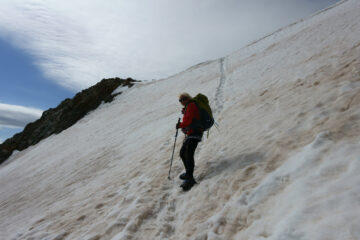 Traverso finale per la cresta