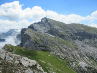 Cima dell'Armusso (m.2526) e Punta Marguareis (m.2652) dal Castello delle Aquile