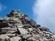 Verso la croce dell'antecima