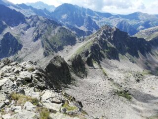 Dalla dorsale verso il colle di Finestra