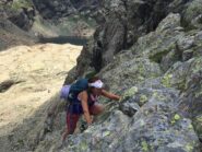 Lasciato il lago si cerca la traccia del 232A