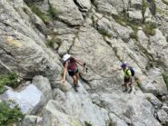 Il primo tratto attrezzato con catene
