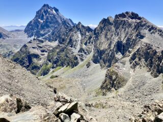 Panorama lungo il tratto alpinistico