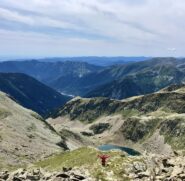 In discesa verso il lago di Mercantour