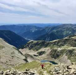 In discesa verso il lago di Mercantour