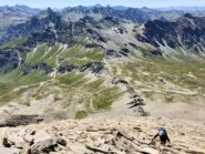 Pendii detritici sotto la vetta del Pan di Zucchero