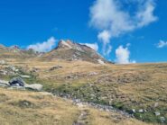 la cima da dopo il bivio per il col citrin