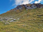 punto di abbandono del sentiero