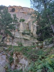 Partenza, visibili i  primi 4 tiri sopra e un po a sx.