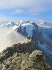 La bellissima cresta appena percorsa